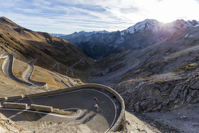 il passo dello Stelvio in Valtellina